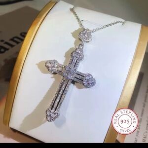 Sterling Silver Cross Pendant Necklace
